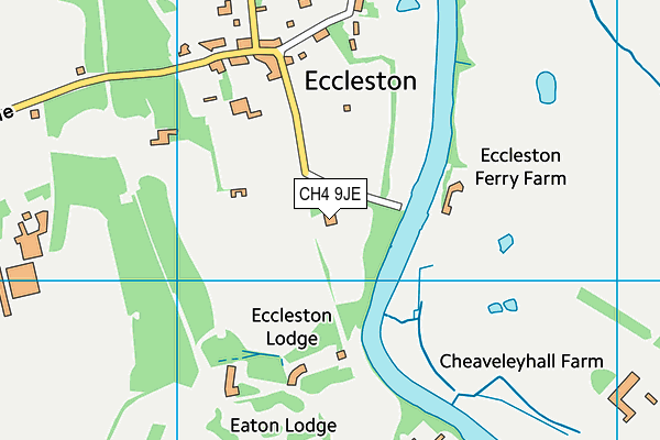 CH4 9JE map - OS VectorMap District (Ordnance Survey)