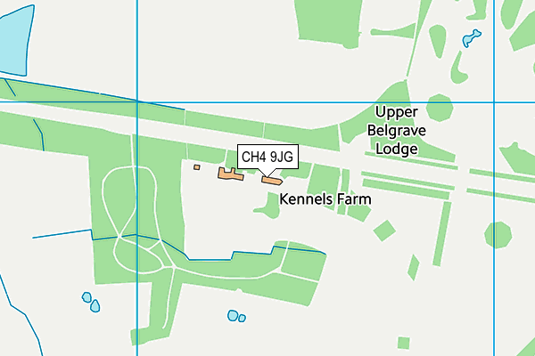 CH4 9JG map - OS VectorMap District (Ordnance Survey)