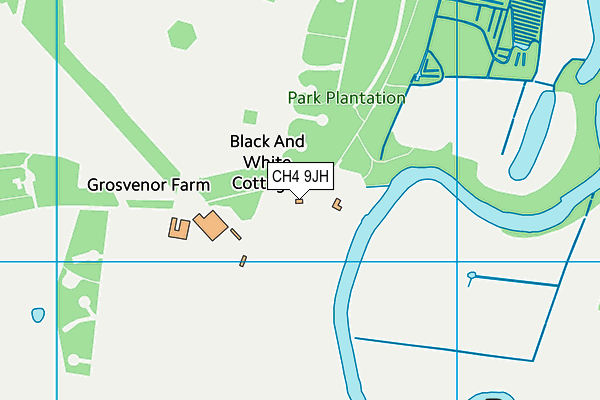 CH4 9JH map - OS VectorMap District (Ordnance Survey)
