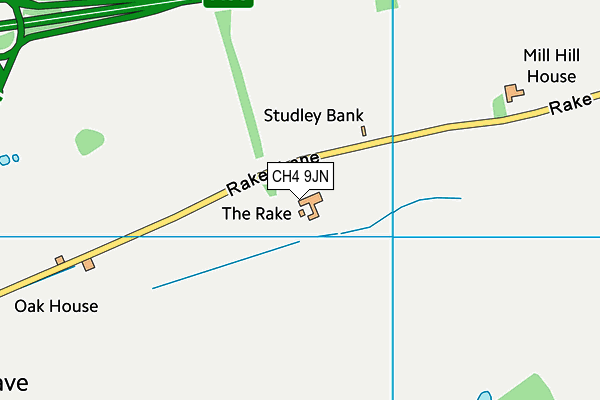 CH4 9JN map - OS VectorMap District (Ordnance Survey)