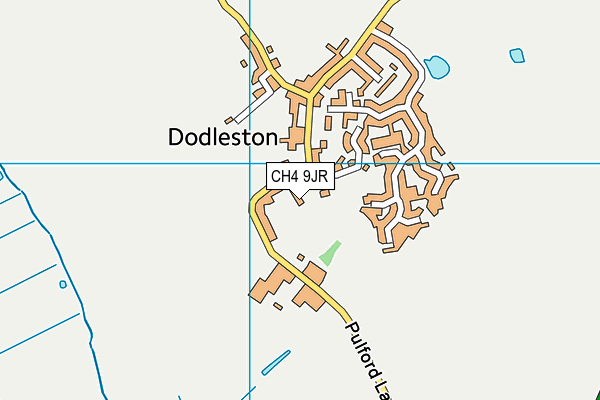 CH4 9JR map - OS VectorMap District (Ordnance Survey)