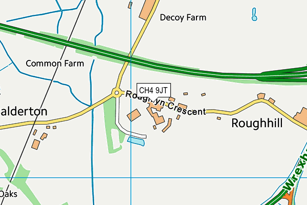 CH4 9JT map - OS VectorMap District (Ordnance Survey)