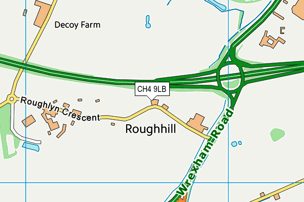 CH4 9LB map - OS VectorMap District (Ordnance Survey)