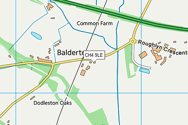 CH4 9LE map - OS VectorMap District (Ordnance Survey)