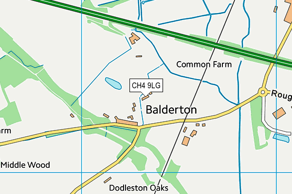 CH4 9LG map - OS VectorMap District (Ordnance Survey)