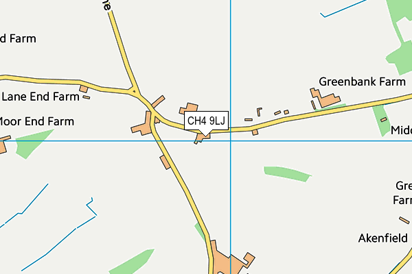 CH4 9LJ map - OS VectorMap District (Ordnance Survey)