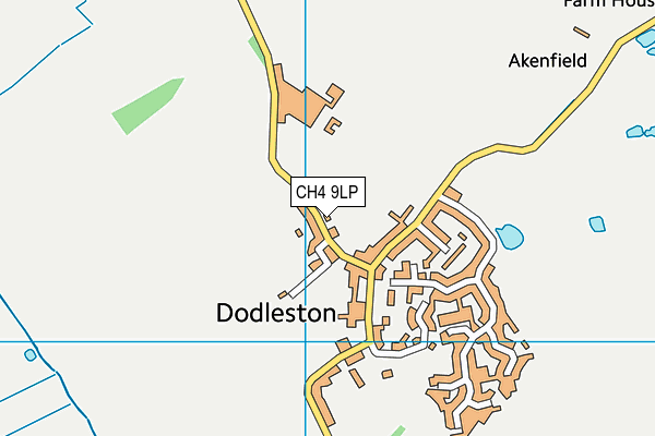 CH4 9LP map - OS VectorMap District (Ordnance Survey)