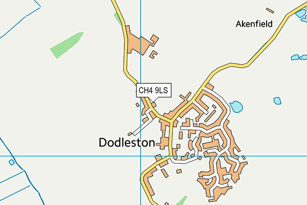 CH4 9LS map - OS VectorMap District (Ordnance Survey)