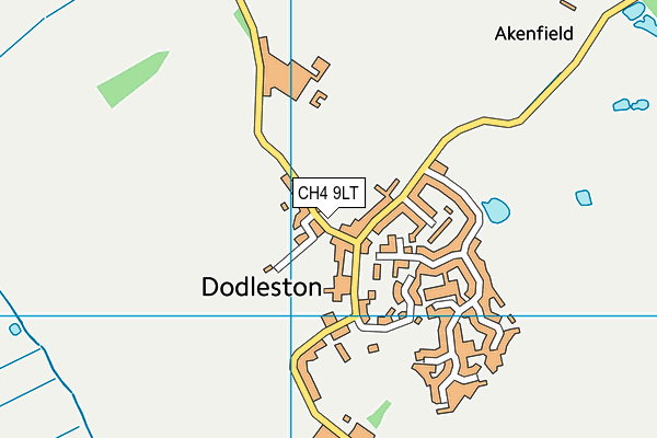 CH4 9LT map - OS VectorMap District (Ordnance Survey)