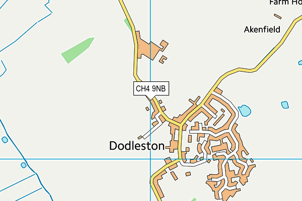 CH4 9NB map - OS VectorMap District (Ordnance Survey)