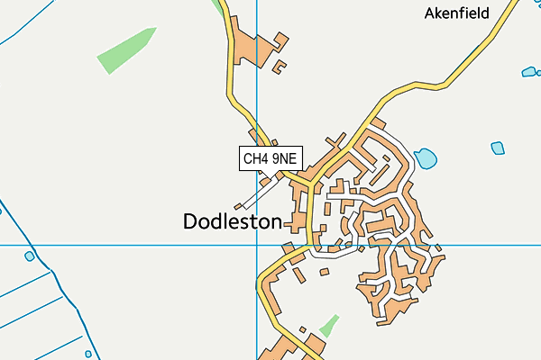 CH4 9NE map - OS VectorMap District (Ordnance Survey)