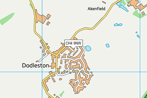 CH4 9NW map - OS VectorMap District (Ordnance Survey)