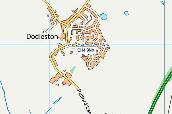 CH4 9NX map - OS VectorMap District (Ordnance Survey)
