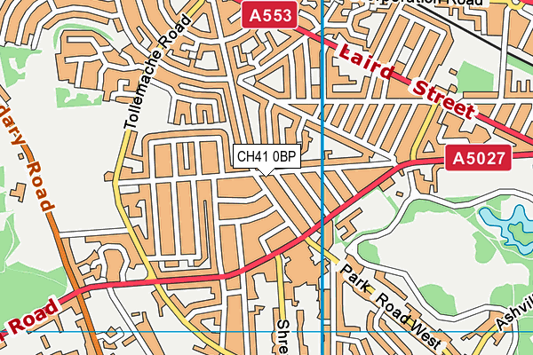 CH41 0BP map - OS VectorMap District (Ordnance Survey)