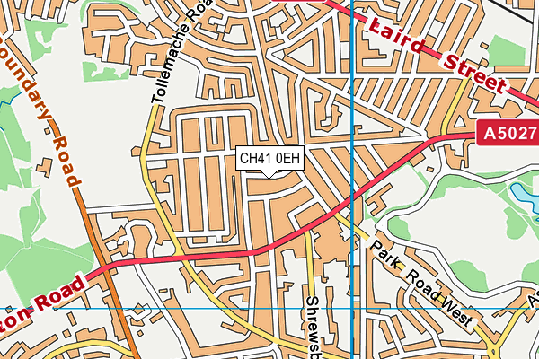 CH41 0EH map - OS VectorMap District (Ordnance Survey)