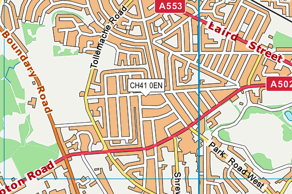 CH41 0EN map - OS VectorMap District (Ordnance Survey)