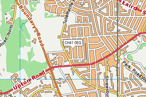 CH41 0EQ map - OS VectorMap District (Ordnance Survey)