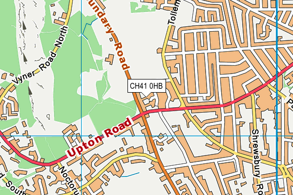 CH41 0HB map - OS VectorMap District (Ordnance Survey)