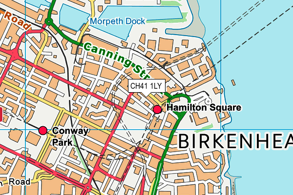 CH41 1LY map - OS VectorMap District (Ordnance Survey)