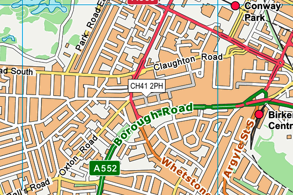 CH41 2PH map - OS VectorMap District (Ordnance Survey)