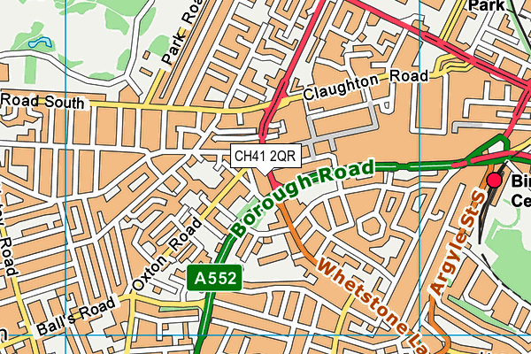 CH41 2QR map - OS VectorMap District (Ordnance Survey)