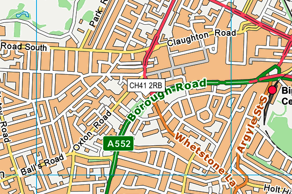 CH41 2RB map - OS VectorMap District (Ordnance Survey)