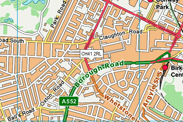 CH41 2RL map - OS VectorMap District (Ordnance Survey)