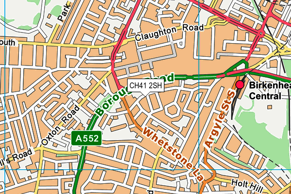 CH41 2SH map - OS VectorMap District (Ordnance Survey)