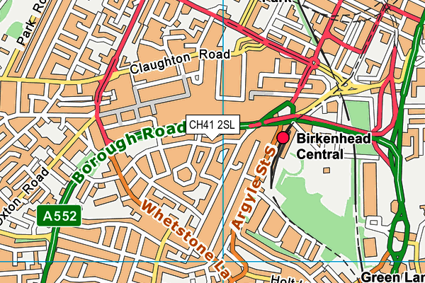 CH41 2SL map - OS VectorMap District (Ordnance Survey)