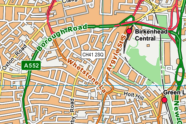 CH41 2SQ map - OS VectorMap District (Ordnance Survey)