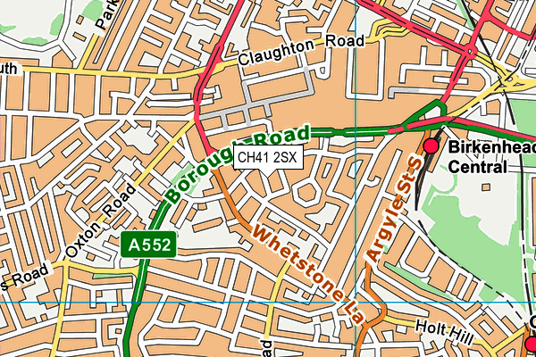 CH41 2SX map - OS VectorMap District (Ordnance Survey)