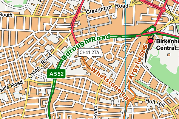 CH41 2TA map - OS VectorMap District (Ordnance Survey)