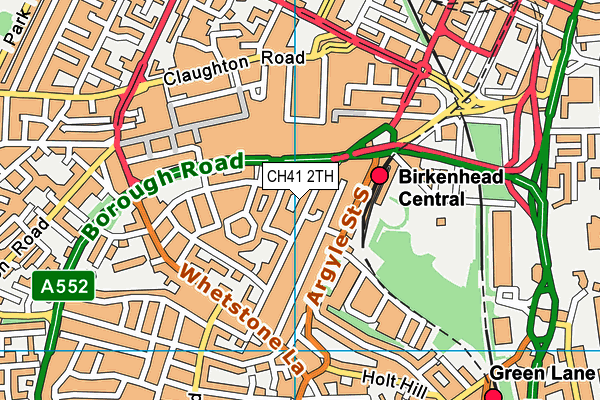 CH41 2TH map - OS VectorMap District (Ordnance Survey)