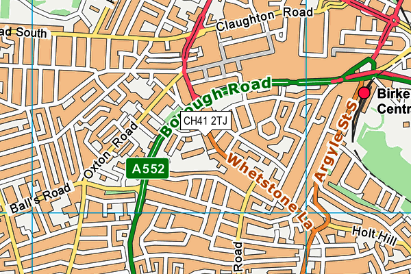 CH41 2TJ map - OS VectorMap District (Ordnance Survey)