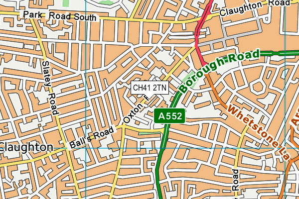 CH41 2TN map - OS VectorMap District (Ordnance Survey)