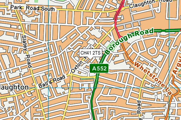 CH41 2TS map - OS VectorMap District (Ordnance Survey)