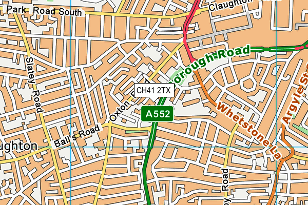 CH41 2TX map - OS VectorMap District (Ordnance Survey)