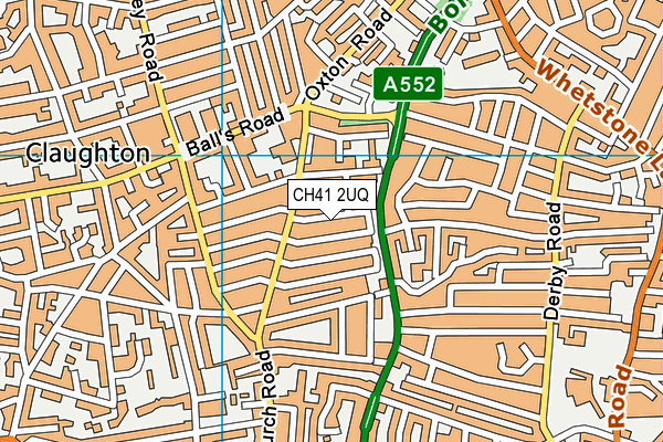 CH41 2UQ map - OS VectorMap District (Ordnance Survey)