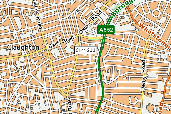 CH41 2UU map - OS VectorMap District (Ordnance Survey)