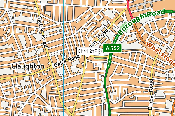 CH41 2YP map - OS VectorMap District (Ordnance Survey)