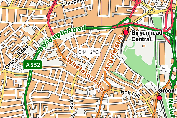 CH41 2YQ map - OS VectorMap District (Ordnance Survey)