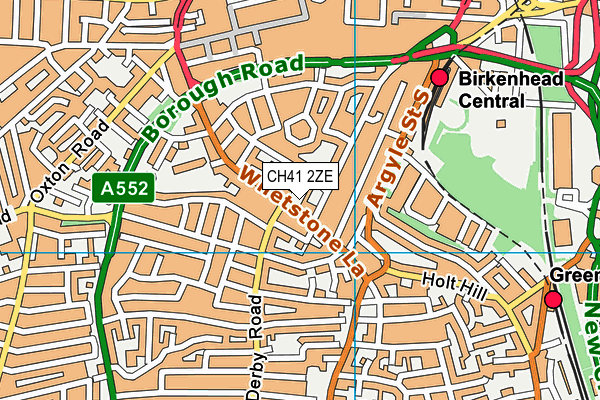 CH41 2ZE map - OS VectorMap District (Ordnance Survey)