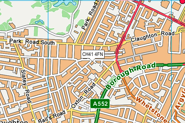 CH41 4FN map - OS VectorMap District (Ordnance Survey)