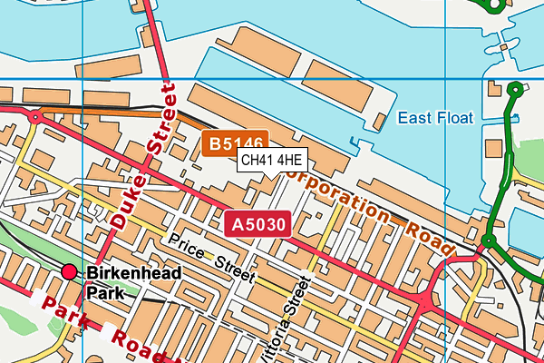 CH41 4HE map - OS VectorMap District (Ordnance Survey)