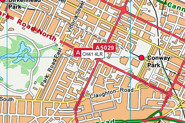 CH41 4LR map - OS VectorMap District (Ordnance Survey)