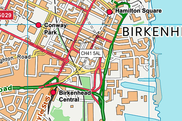 CH41 5AL map - OS VectorMap District (Ordnance Survey)