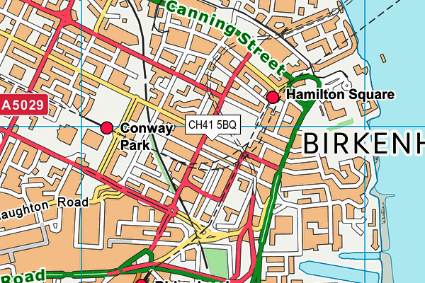 CH41 5BQ map - OS VectorMap District (Ordnance Survey)