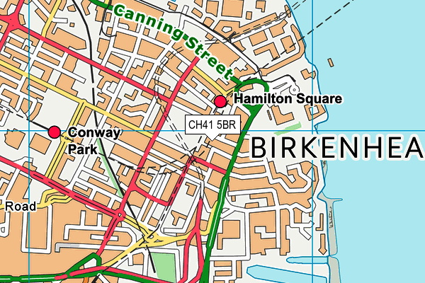 CH41 5BR map - OS VectorMap District (Ordnance Survey)