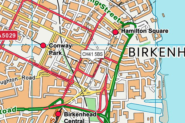 CH41 5BS map - OS VectorMap District (Ordnance Survey)