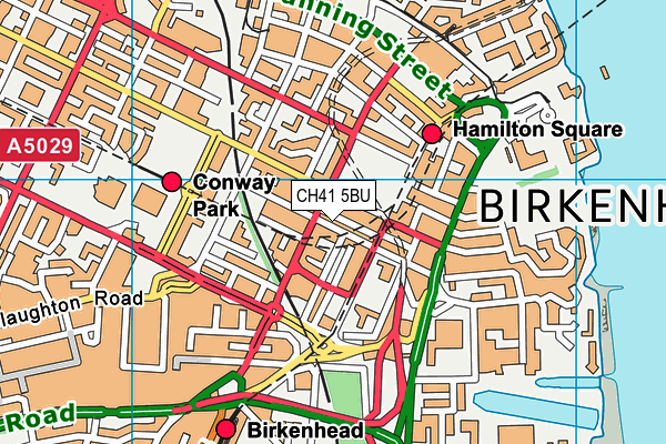 CH41 5BU map - OS VectorMap District (Ordnance Survey)